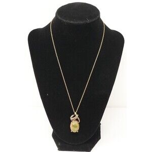 Karis Gemstone Pendant & 17.5" Chain Necklace